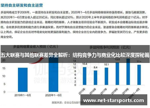 五大联赛与其他联赛差异全解析:结构竞争力与商业化比较深度探秘篇 五大联赛与其他联赛差异全解析:结构竞争力与商业化比较深度探秘篇